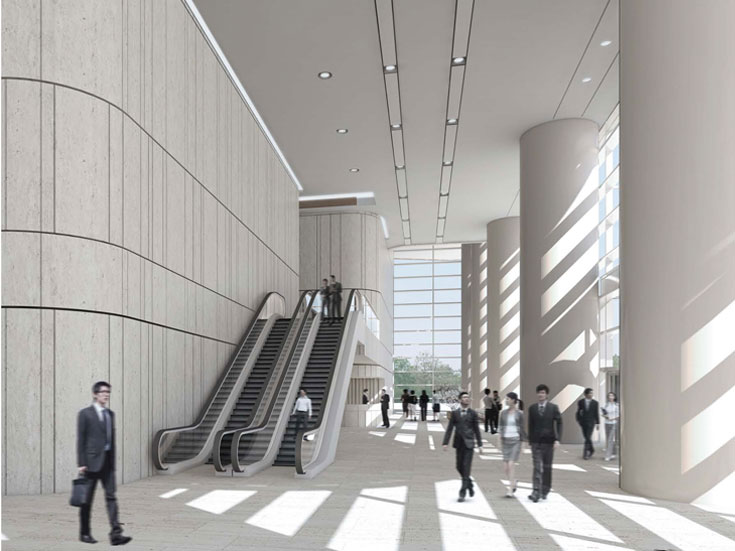 上海綠地廣場(chǎng)大廈寫字樓大廳設(shè)計(jì)-第4張圖片-上海古都建筑設(shè)計(jì)集團(tuán) 上海綠地廣場(chǎng)大廈寫字樓大廳設(shè)計(jì)-第4張圖片-上海古都建筑設(shè)計(jì)集團(tuán)