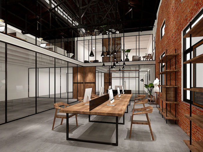 金山區(qū)辦公室裝修廠(chǎng)房辦公區(qū)域設(shè)計(jì)案例-第2張圖片-上海古都建筑設(shè)計(jì)集團(tuán)