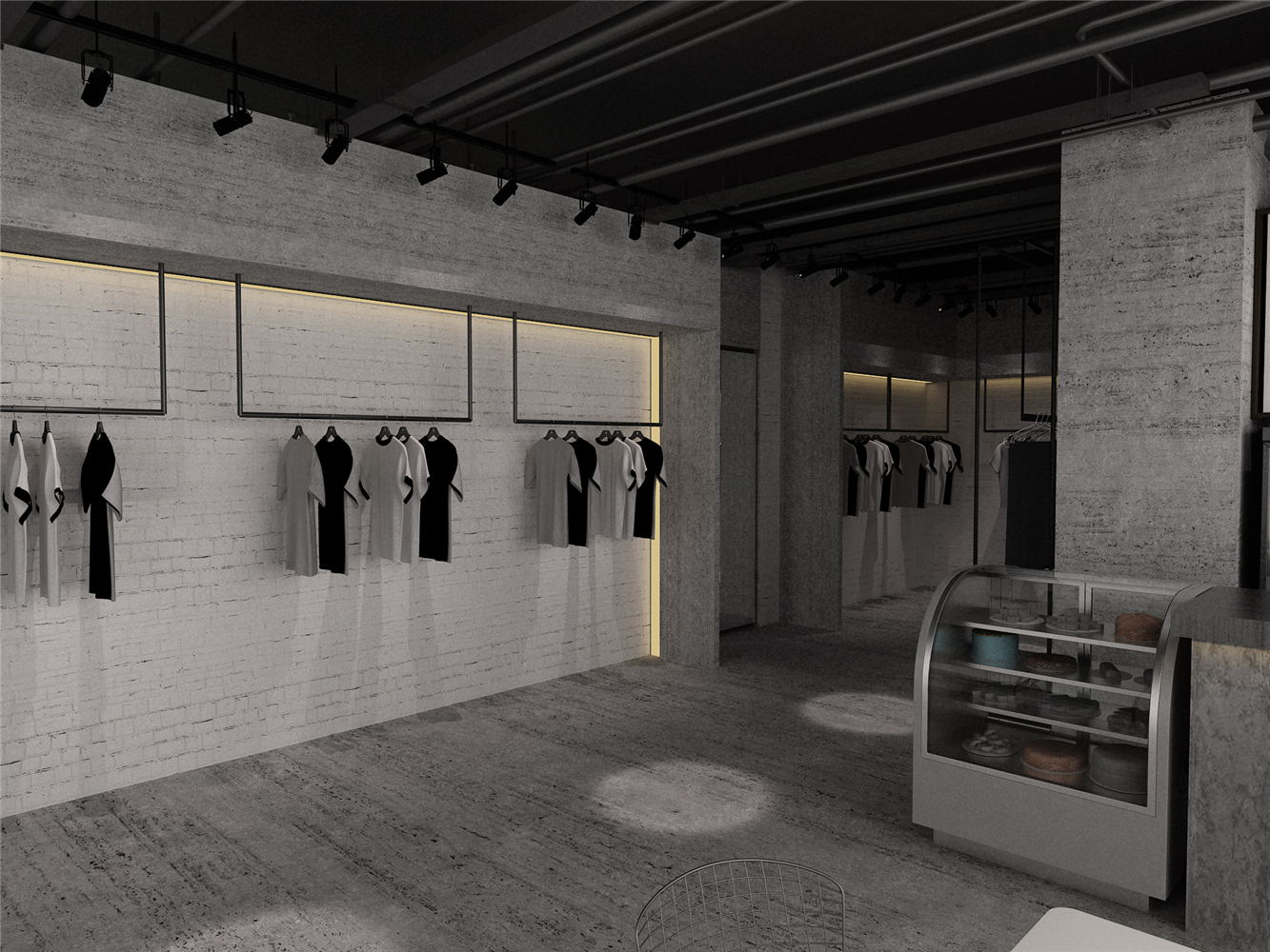 徐匯區(qū)工業(yè)風(fēng)格服裝店辦公室裝修設(shè)計-第4張圖片-上海古都建筑設(shè)計集團(tuán) 徐匯區(qū)工業(yè)風(fēng)格服裝店辦公室裝修設(shè)計-第4張圖片-上海古都建筑設(shè)計集團(tuán)