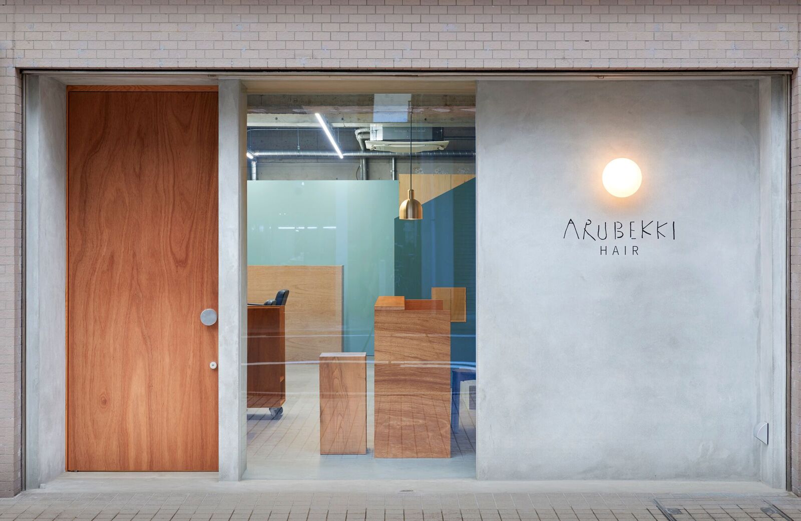 徐匯區(qū)120平簡約型發(fā)廊辦公室裝修設計-第4張圖片-上海古都建筑設計集團