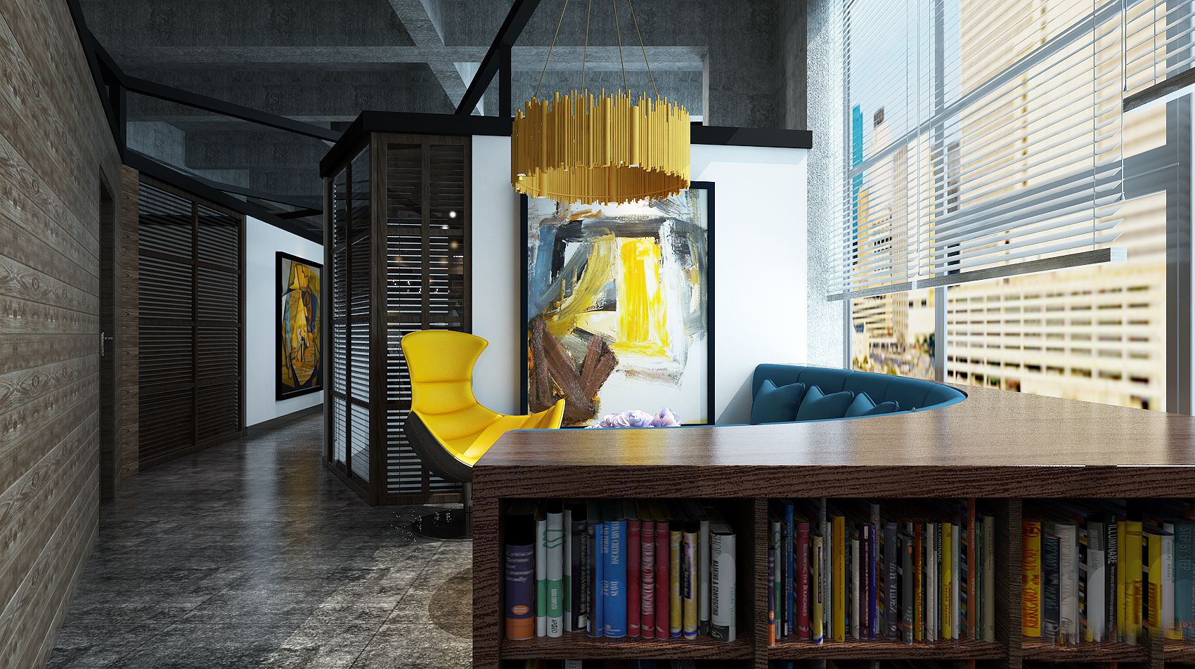 虹口區(qū)清新風(fēng)格辦公室裝修設(shè)計-第2張圖片-上海古都建筑設(shè)計集團