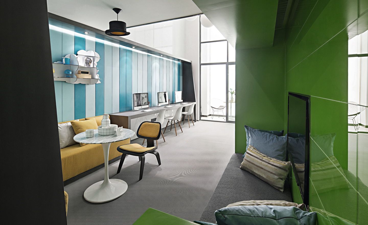 閔行區(qū)50平復(fù)式loft風(fēng)格辦公室裝修設(shè)計-第4張圖片-上海古都建筑設(shè)計集團 閔行區(qū)50平復(fù)式loft風(fēng)格辦公室裝修設(shè)計-第4張圖片-上海古都建筑設(shè)計集團