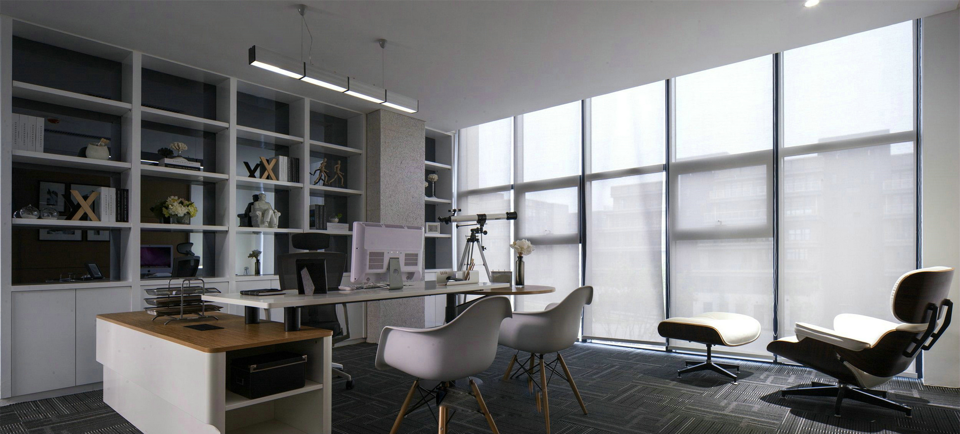 上?，F(xiàn)代時(shí)尚風(fēng)格辦公室裝修設(shè)計(jì)-第3張圖片-上海古都建筑設(shè)計(jì)集團(tuán)