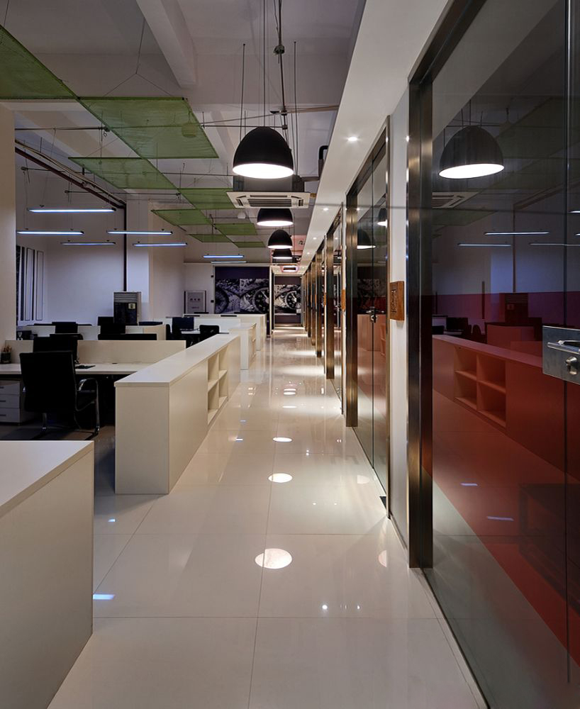 科技風(fēng)辦公室裝修設(shè)計效果圖-第1張圖片-上海古都建筑設(shè)計集團