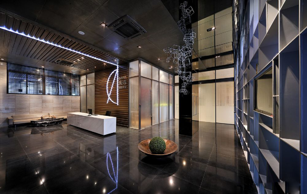 科技風(fēng)辦公室裝修設(shè)計效果圖-第4張圖片-上海古都建筑設(shè)計集團