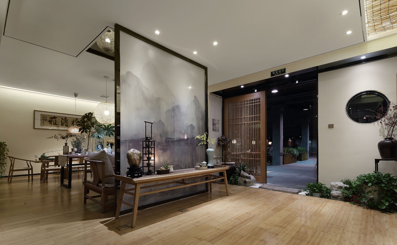 普陀區(qū)120平茶莊裝修設計-第1張圖片-上海古都建筑設計集團