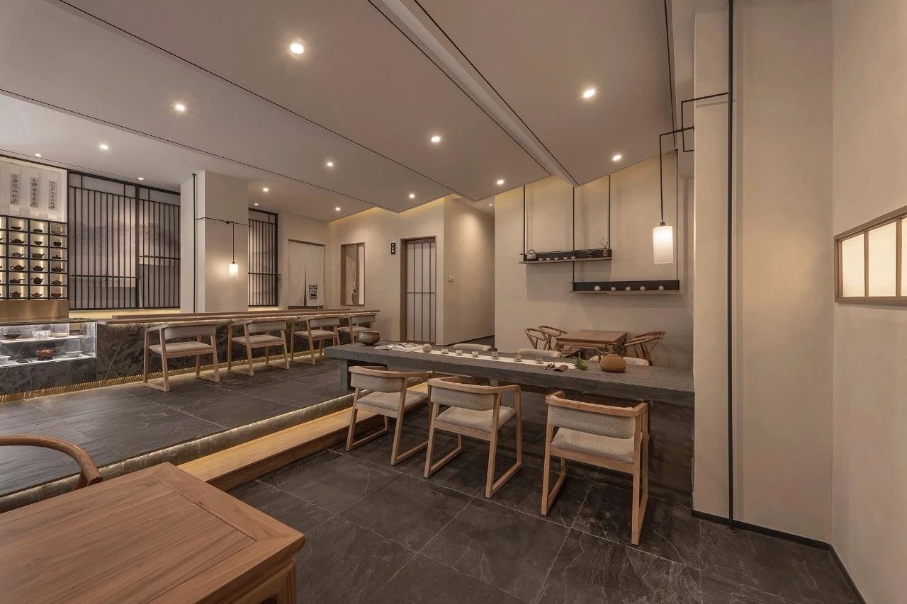 上海辦公室裝修清新茶莊裝修設(shè)計-第3張圖片-上海古都建筑設(shè)計集團(tuán)