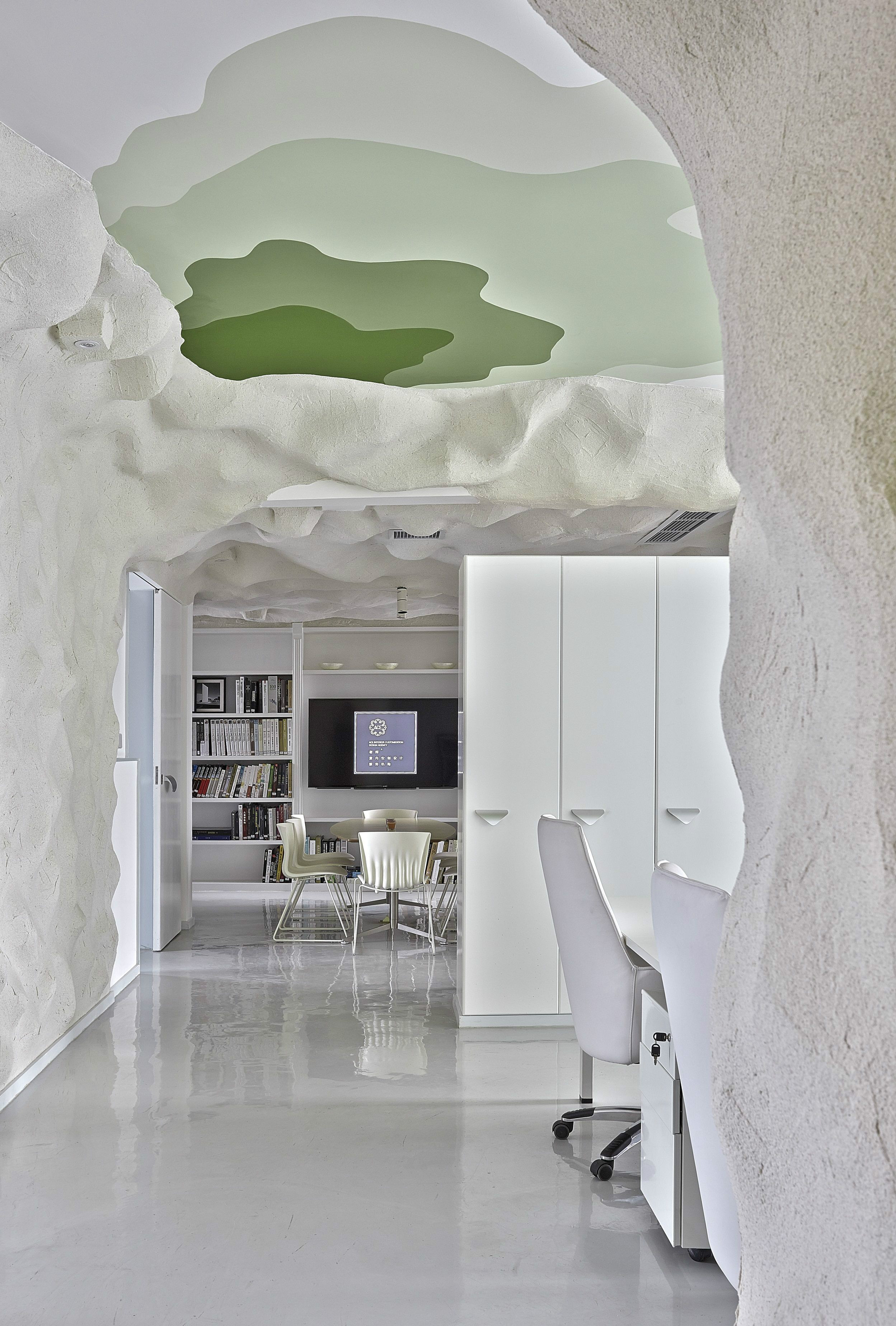 上海復古山洞風格辦公室裝修設計-第4張圖片-上海古都建筑設計集團 上海復古山洞風格辦公室裝修設計-第4張圖片-上海古都建筑設計集團