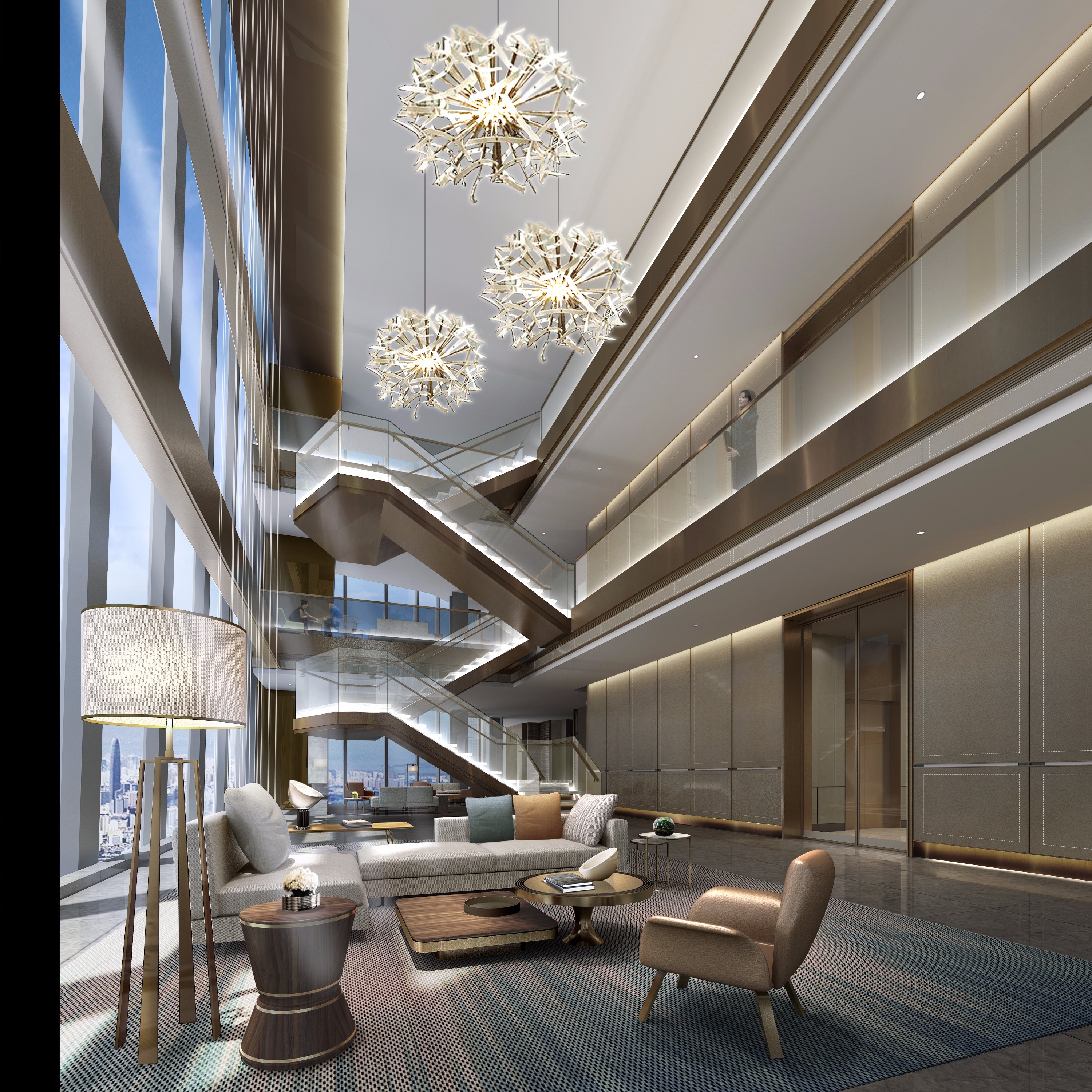 嘉定區(qū)辦公樓大廳裝修設(shè)計-第3張圖片-上海古都建筑設(shè)計集團(tuán) 嘉定區(qū)辦公樓大廳裝修設(shè)計-第3張圖片-上海古都建筑設(shè)計集團(tuán)