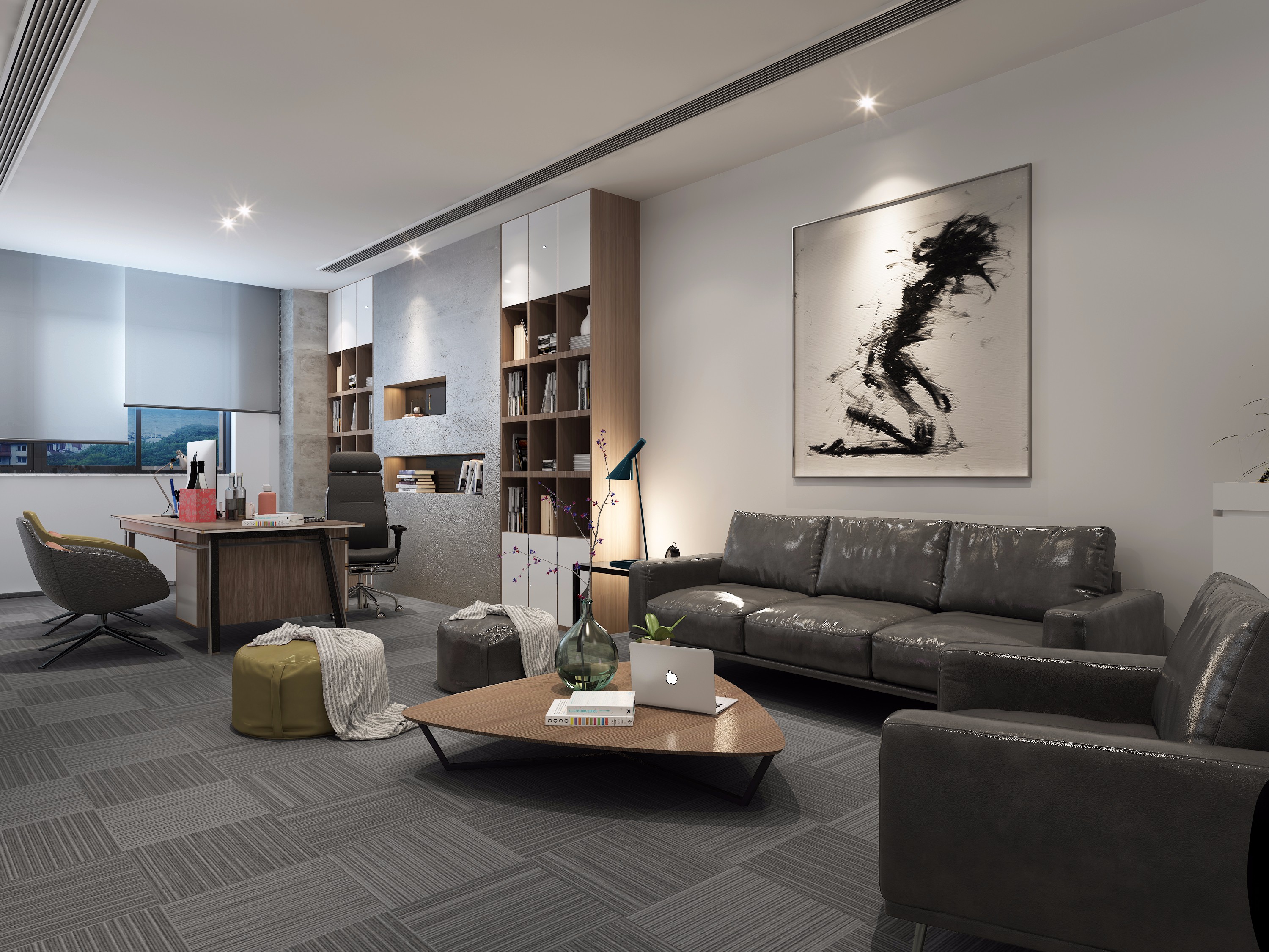 辦公室休閑區(qū)裝修設(shè)計-第6張圖片-上海古都建筑設(shè)計集團