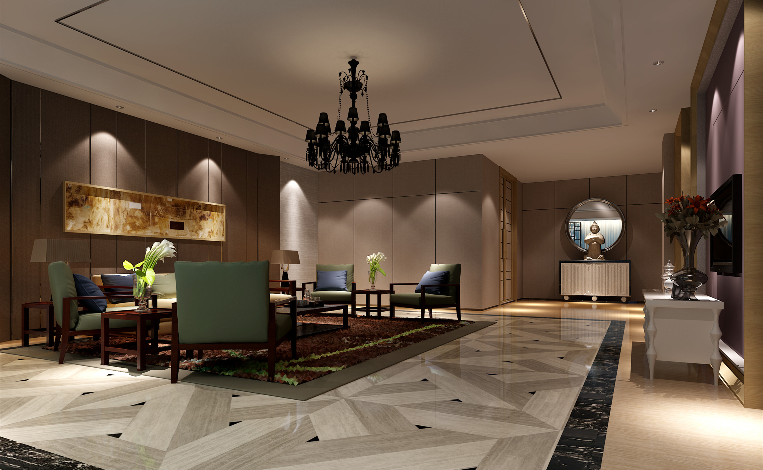 古典風(fēng)格辦公室裝修設(shè)計-第4張圖片-上海古都建筑設(shè)計集團