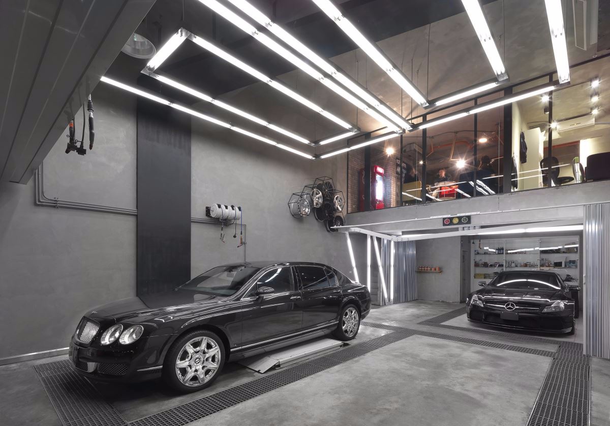 工業(yè)風混搭風4S店裝修設(shè)計-第3張圖片-上海古都建筑設(shè)計集團