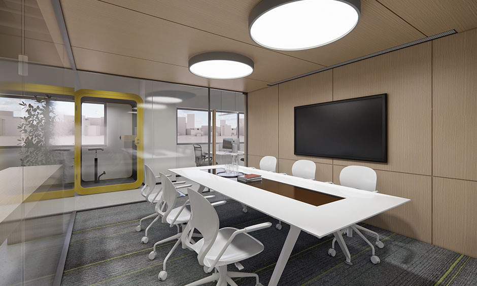 簡約科技風格辦公室裝修設計-第1張圖片-上海古都建筑設計集團 簡約科技風格辦公室裝修設計-第1張圖片-上海古都建筑設計集團