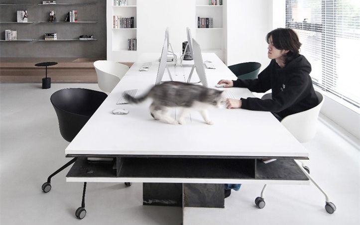 工業(yè)建筑風(fēng)格辦公室裝修設(shè)計效果圖-第1張圖片-上海古都建筑設(shè)計集團(tuán)