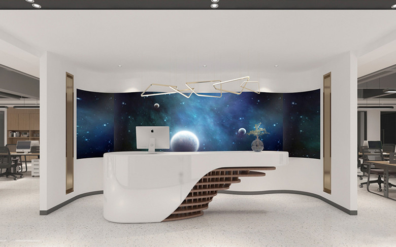 3000平設(shè)備科技公司辦公室設(shè)計布局-第1張圖片-上海古都建筑設(shè)計集團(tuán)