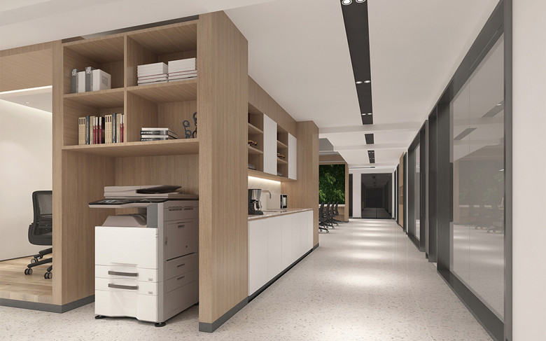 3000平設(shè)備科技公司辦公室設(shè)計布局-第5張圖片-上海古都建筑設(shè)計集團(tuán)