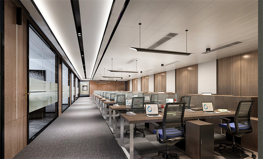 920平新中式風(fēng)格辦公室設(shè)計(jì)方案-辦公室裝修設(shè)計(jì)效果圖-第2張圖片-上海古都建筑設(shè)計(jì)集團(tuán)